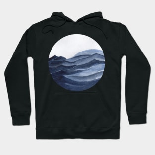 Abstract waves Hoodie